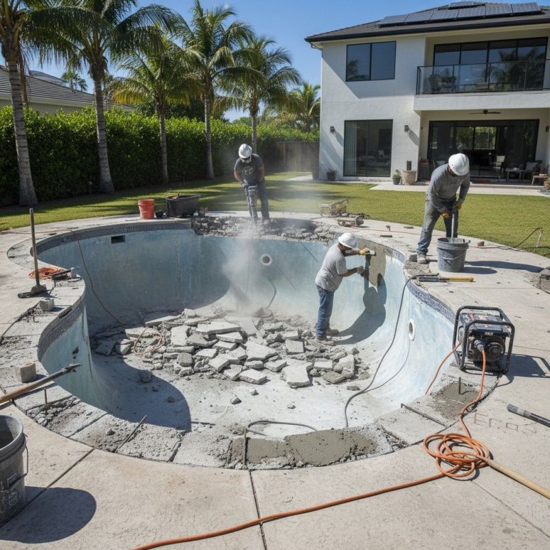 Contact About Swimming Pool Concrete Repair