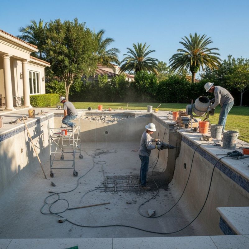 Swimming Pool Concrete Repair