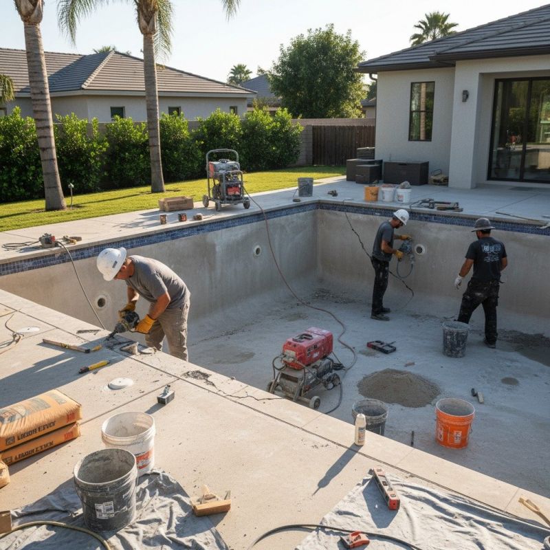 Swimming Pool Concrete Repair
