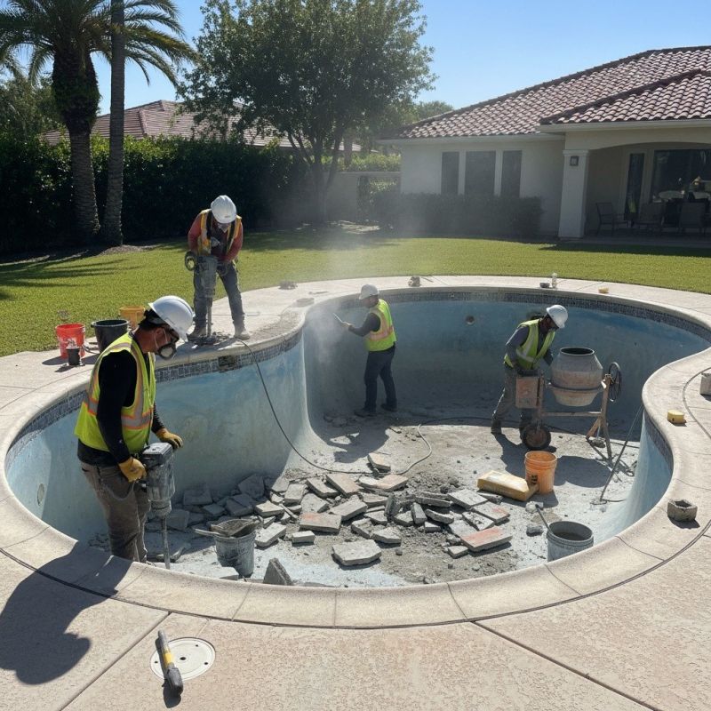 Swimming Pool Concrete Repair