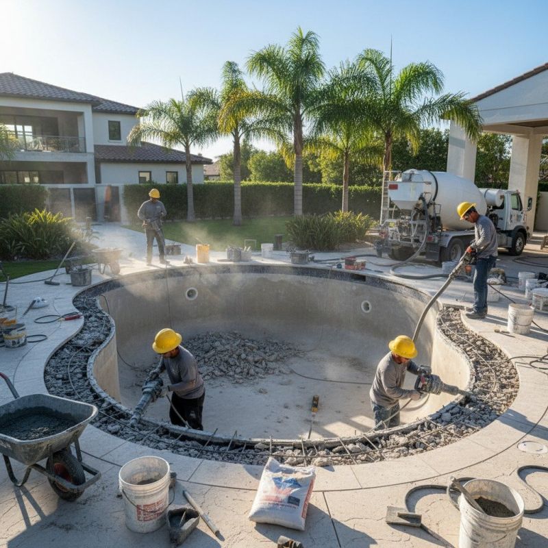 Swimming Pool Concrete Repair